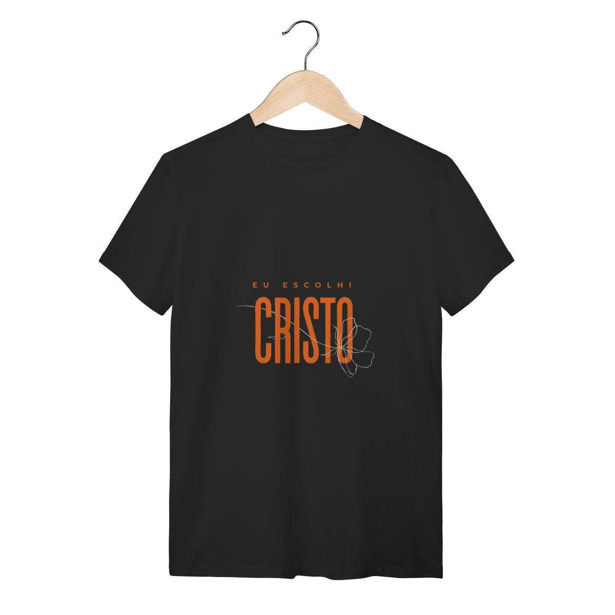 Camiseta WIZE WEAR “Eu Escolhi Cristo” – Fé e Estilo em Uma Só Peça