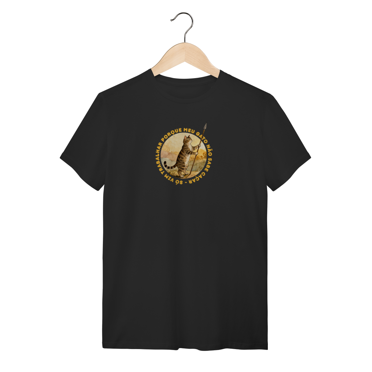 Só Vim Trabalhar Porque Meu Gato Não Sabe Caçar!