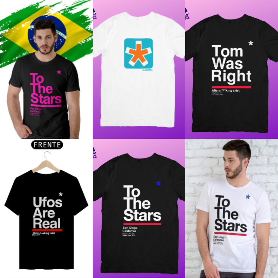 Kit 6 camisetas To The Stars SUPER PROMOÇÃO
