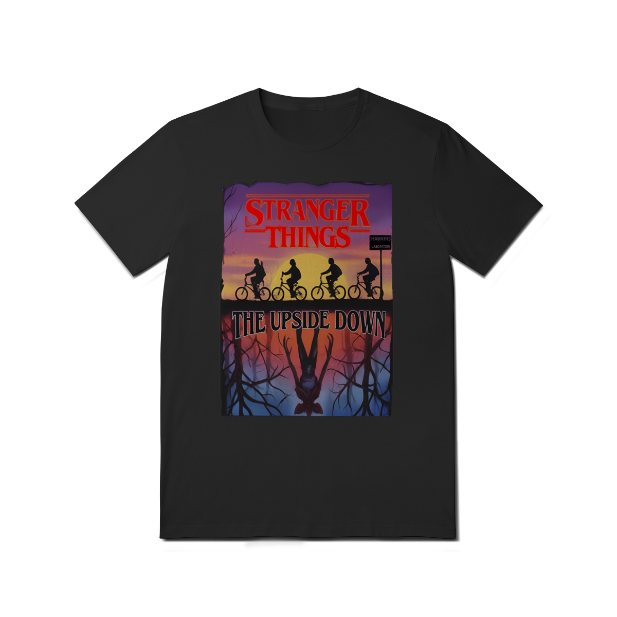 Camiseta Stranger Things Edição Limitada Logo Destacado Em Vermelho