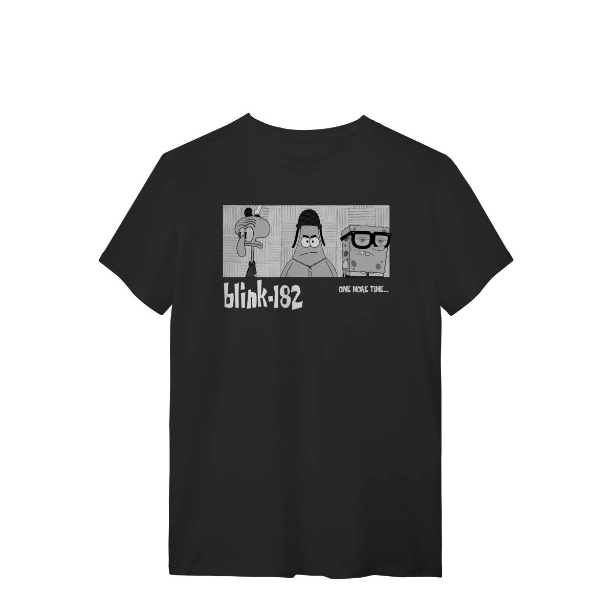 Camiseta blink 182 Paródia Bob Esponja 