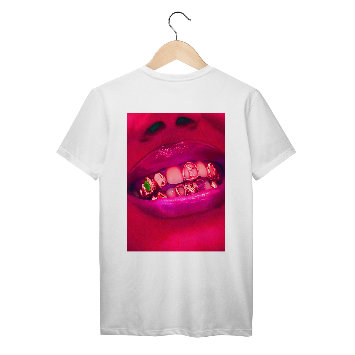 Camisa Prime - Gold Lips