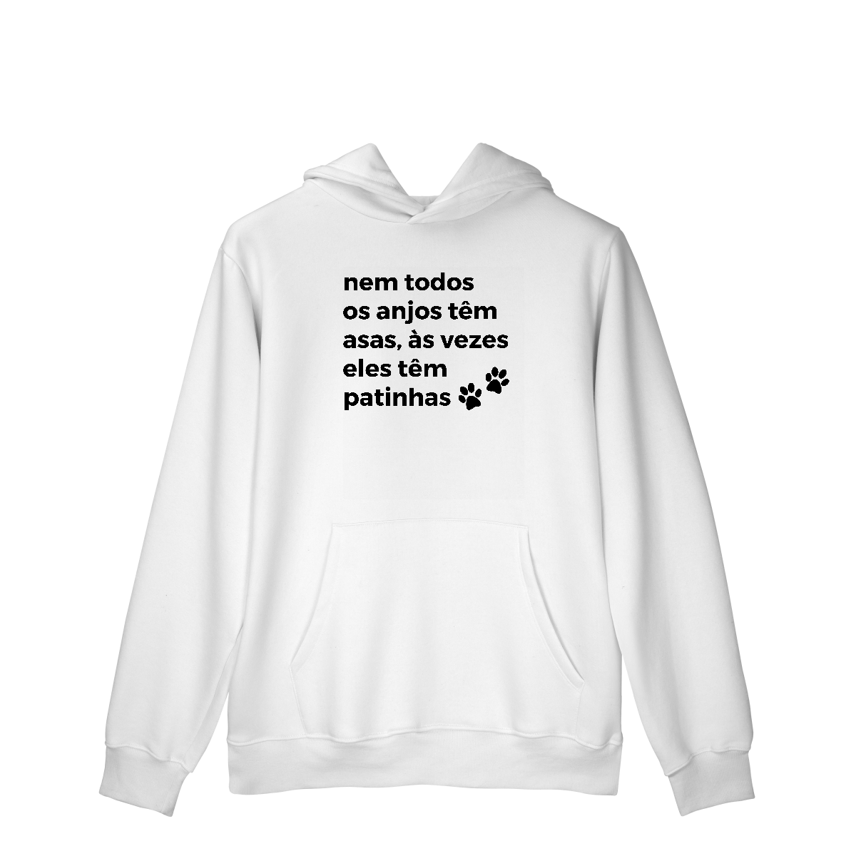 Nem todos os Anjos têm Asas [Moletom Prime Canguru]