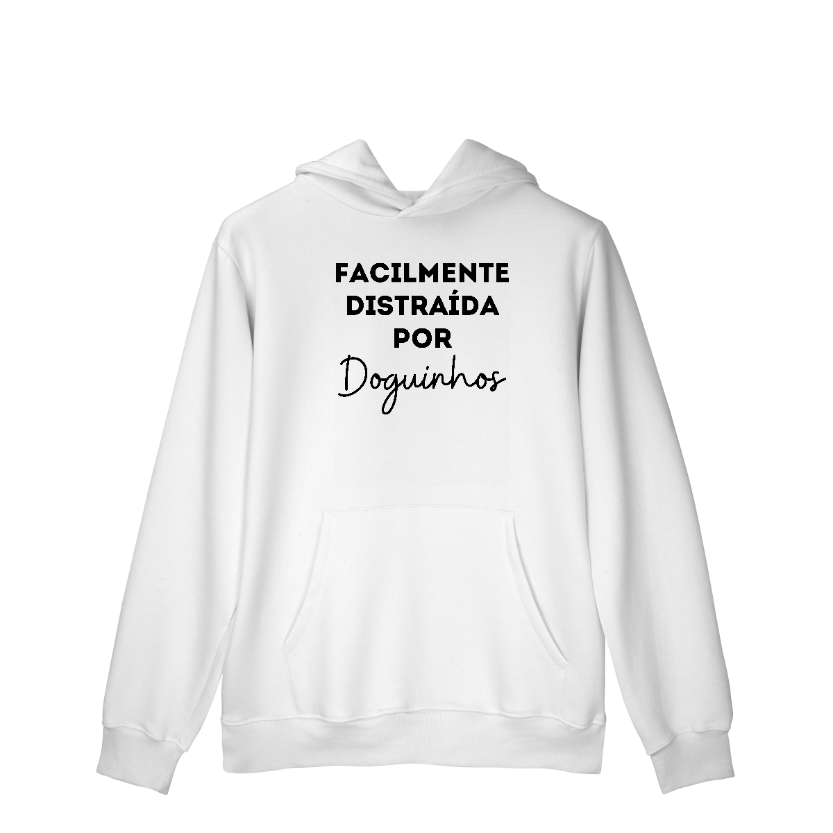 Distraída por Doguinhos [Moletom Prime Canguru]