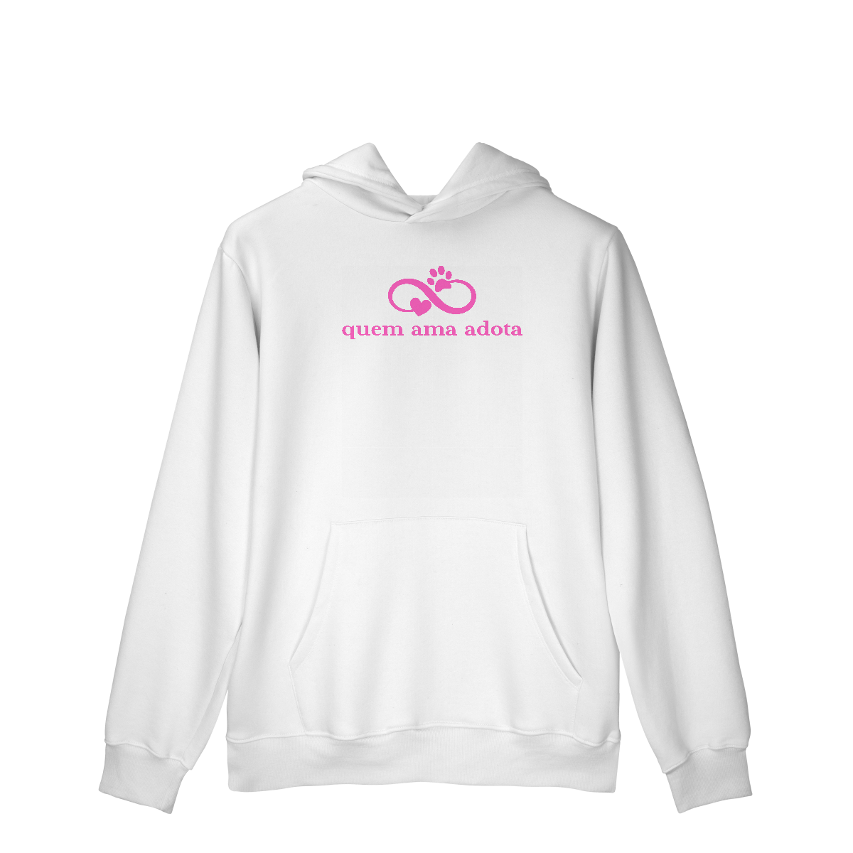 Quem ama Adota [Moletom Prime Canguru]