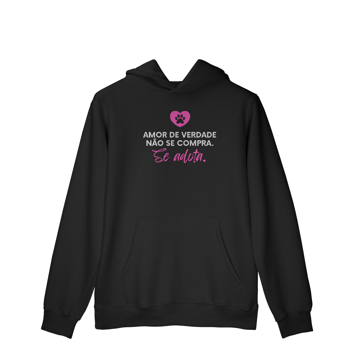 Amor se Adota [Moletom Prime Canguru]