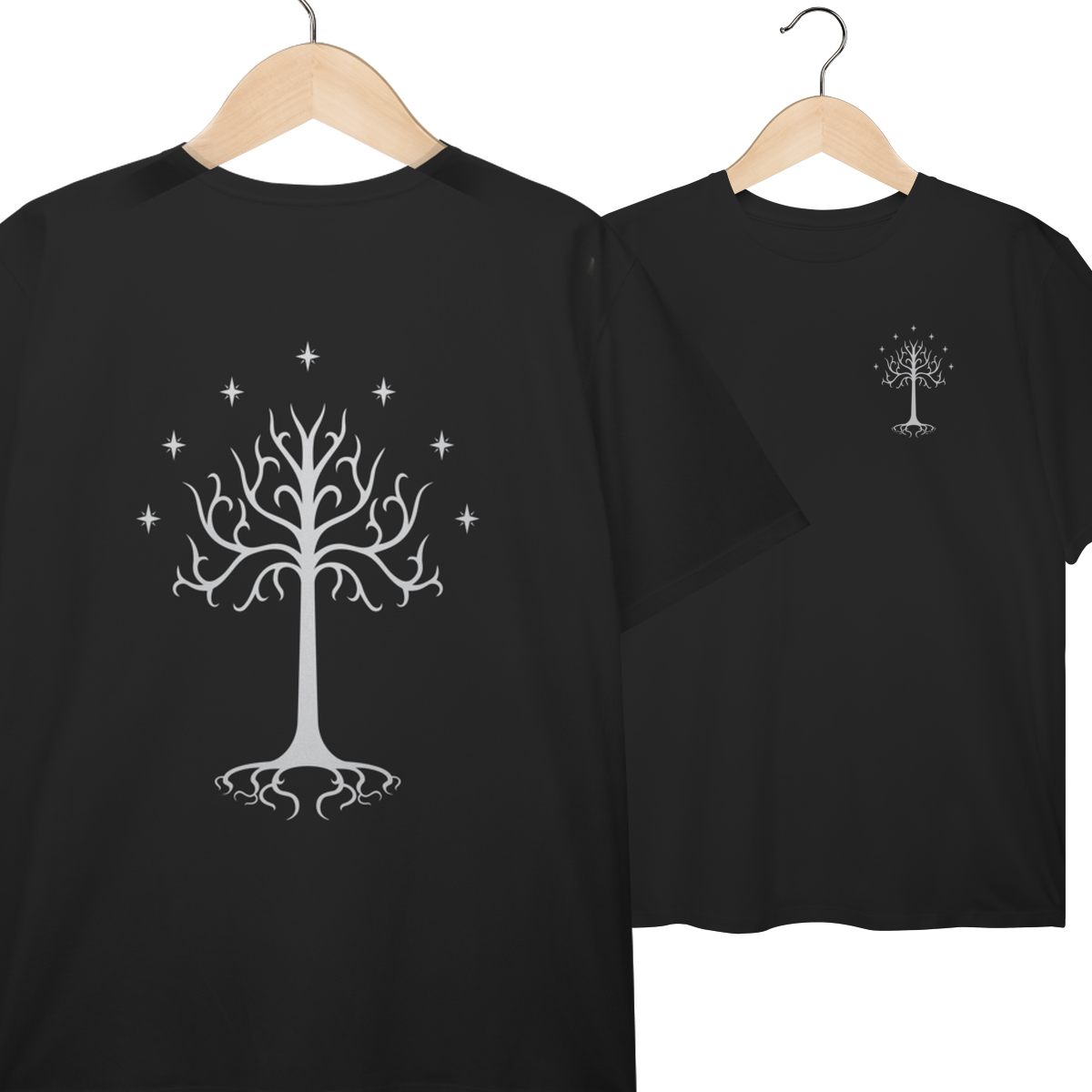 Árvore Branca de Gondor - Frente e Costas [Plus Size]
