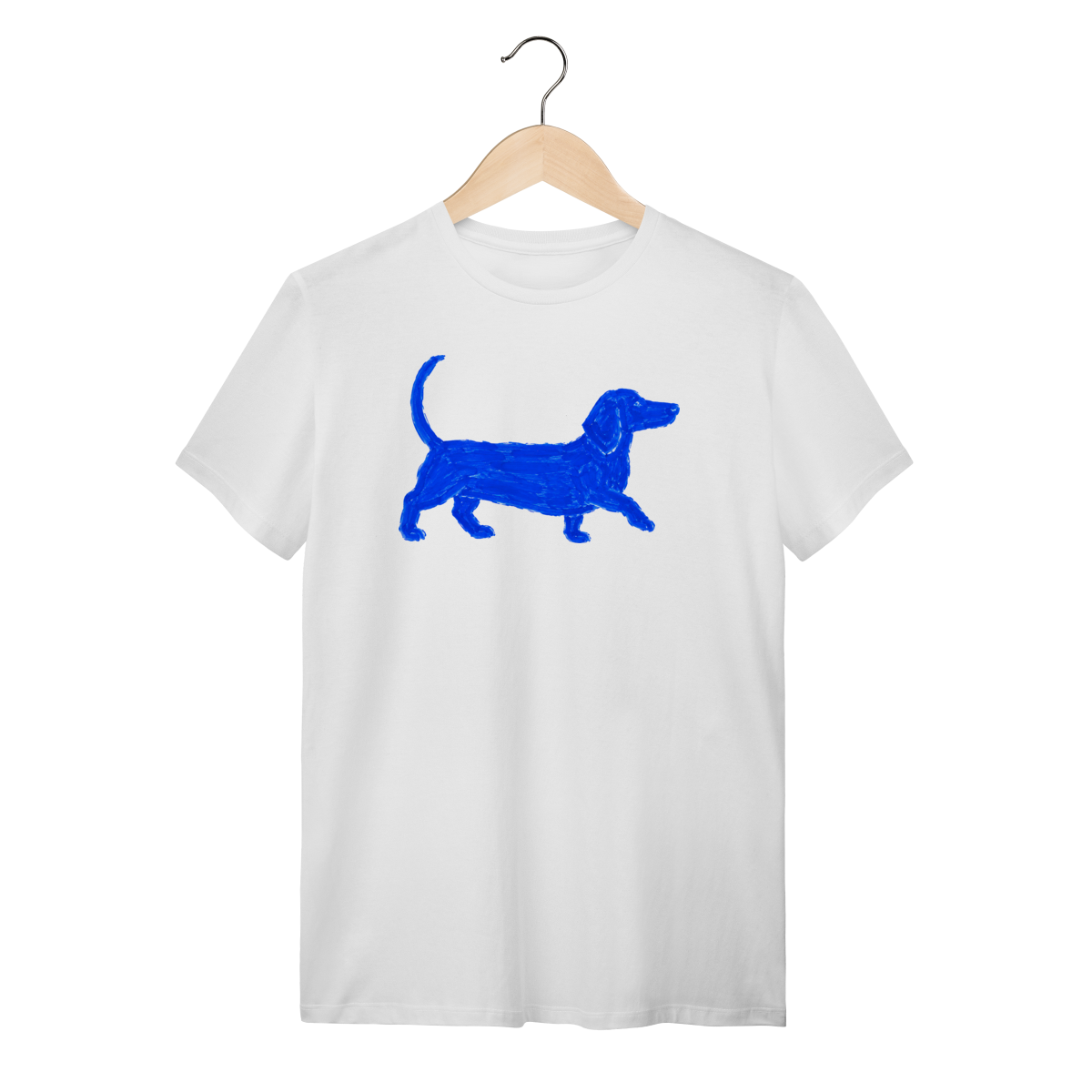 Nome do produto: Camiseta Unissex Alcateia Urbana | Salsichinha Azul