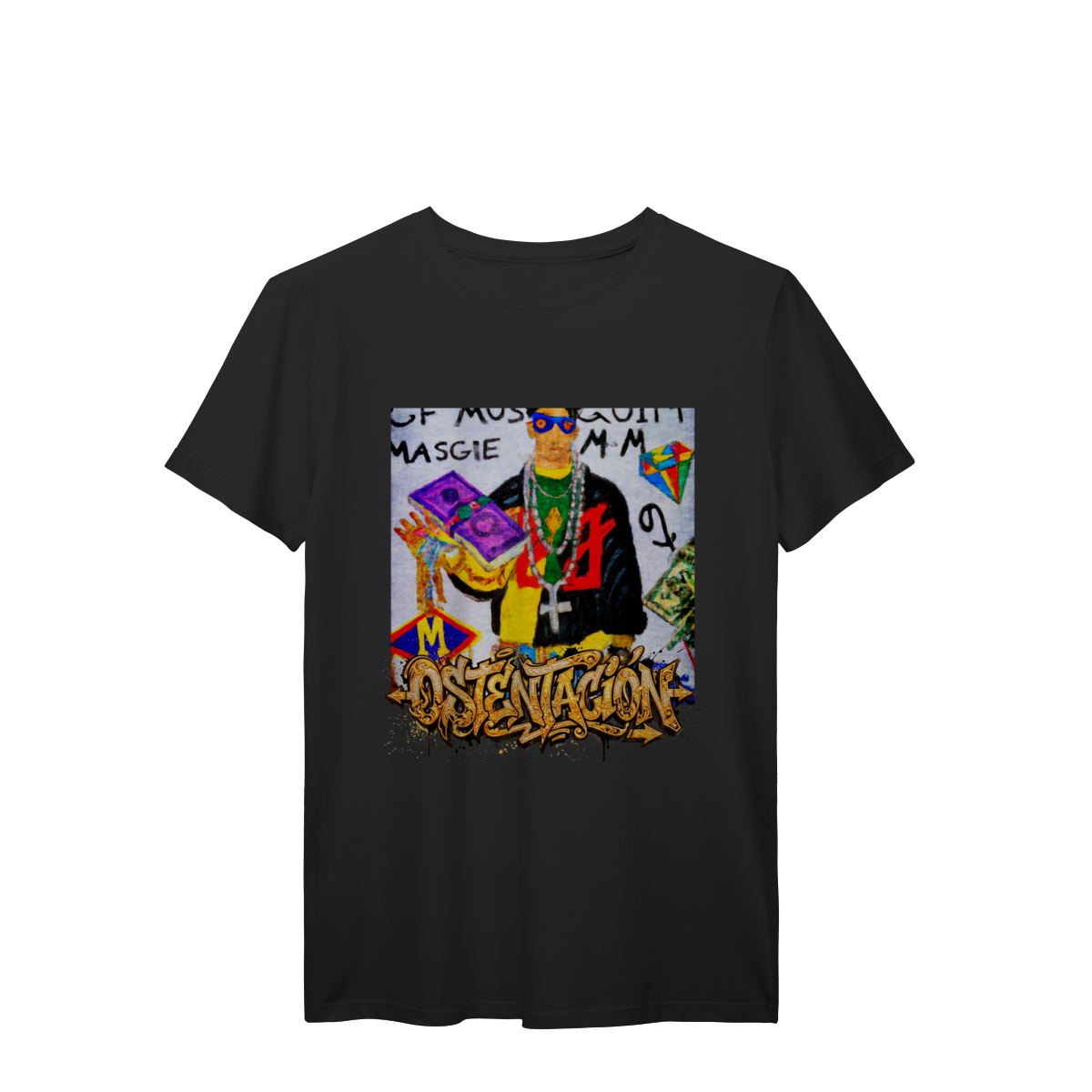 Nome do produto: Camiseta - Série Ostentación: 05 - 100% Algodão - Unissex