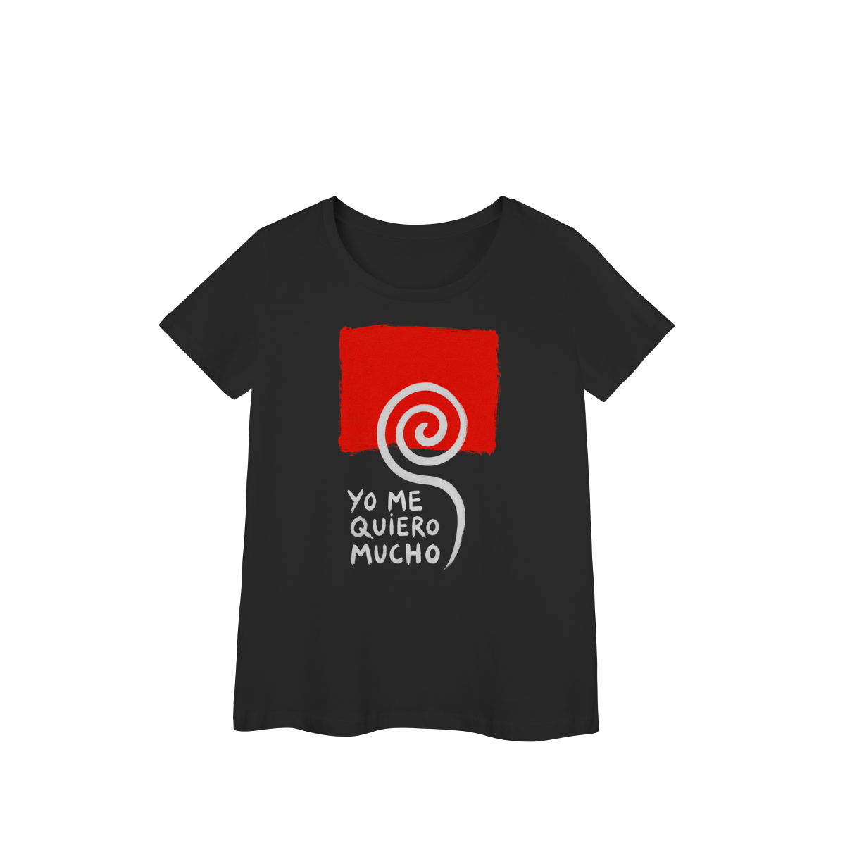 Camiseta Feminina Gola U - Série Yo Me Quiero Mucho: 01 - 100% Algodão - 