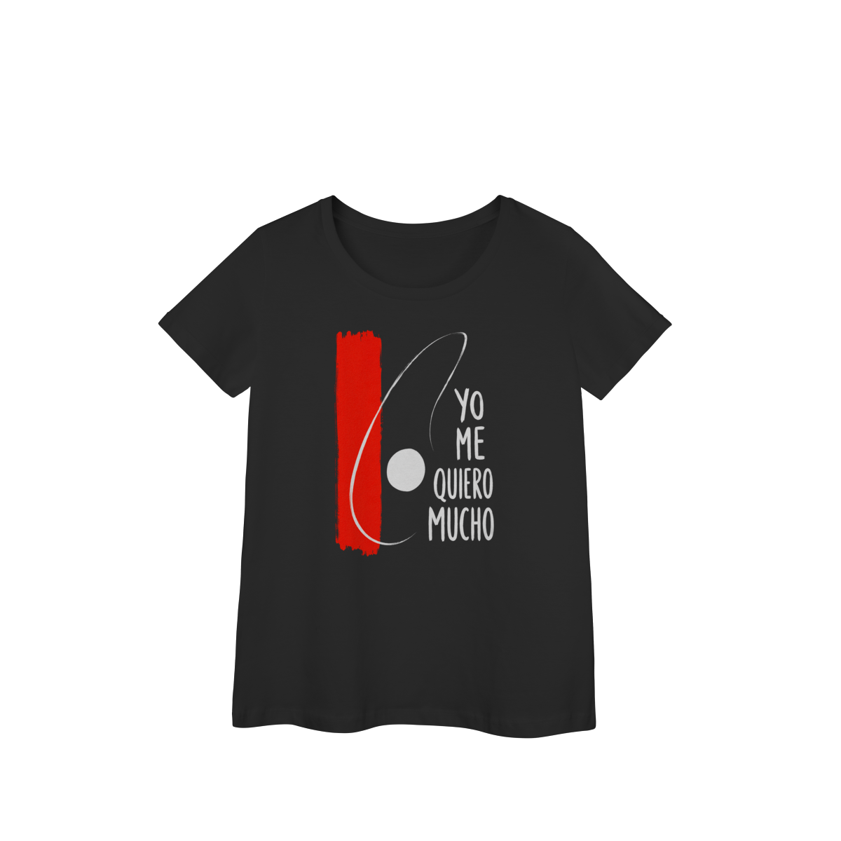 Camiseta Feminina Gola U - Série Yo Me Quiero Mucho: 02 - 100% Algodão