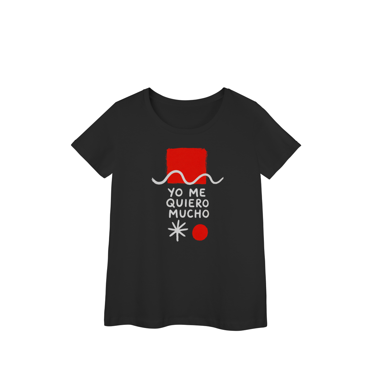 Camiseta Feminina Gola U - Série Yo Me Quiero Mucho: 03 - 100% Algodão