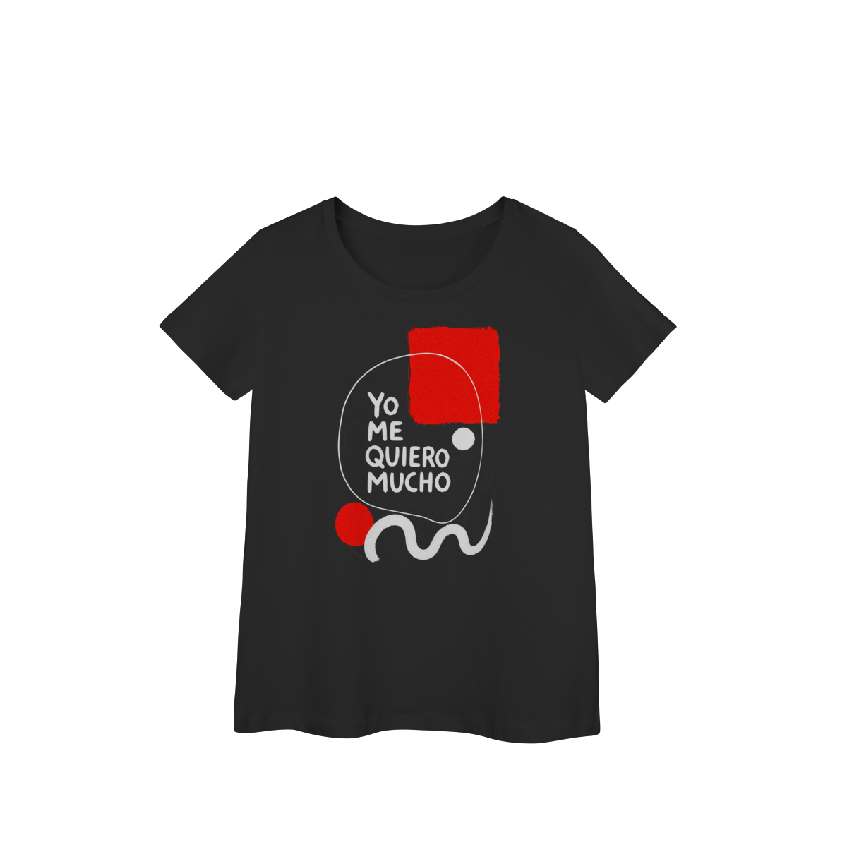 Camiseta Feminina Gola U - Série Yo Me Quiero Mucho: 07 - 100% Algodão