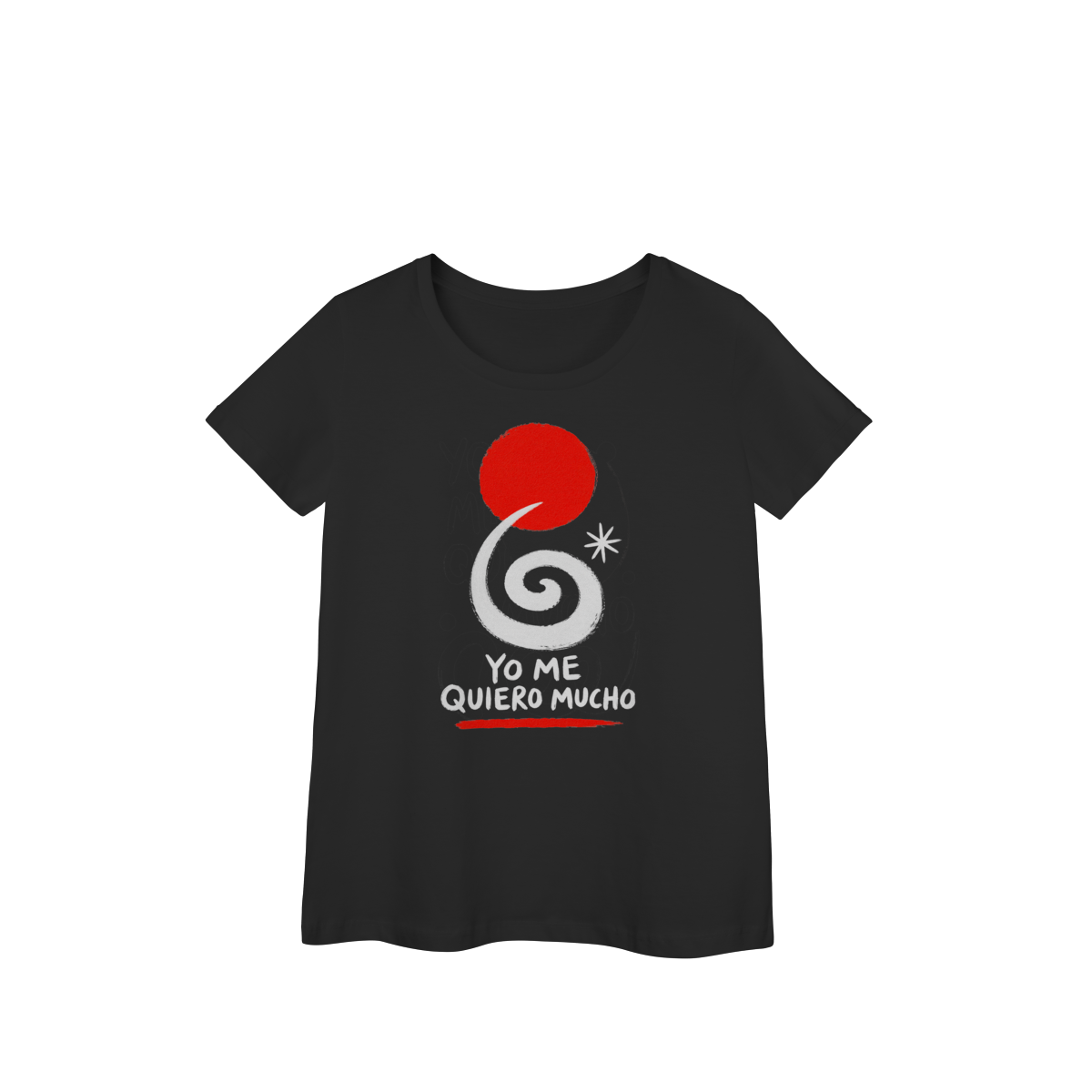 Camiseta Feminina Gola U - Série Yo Me Quiero Mucho: 08 - 100% Algodão