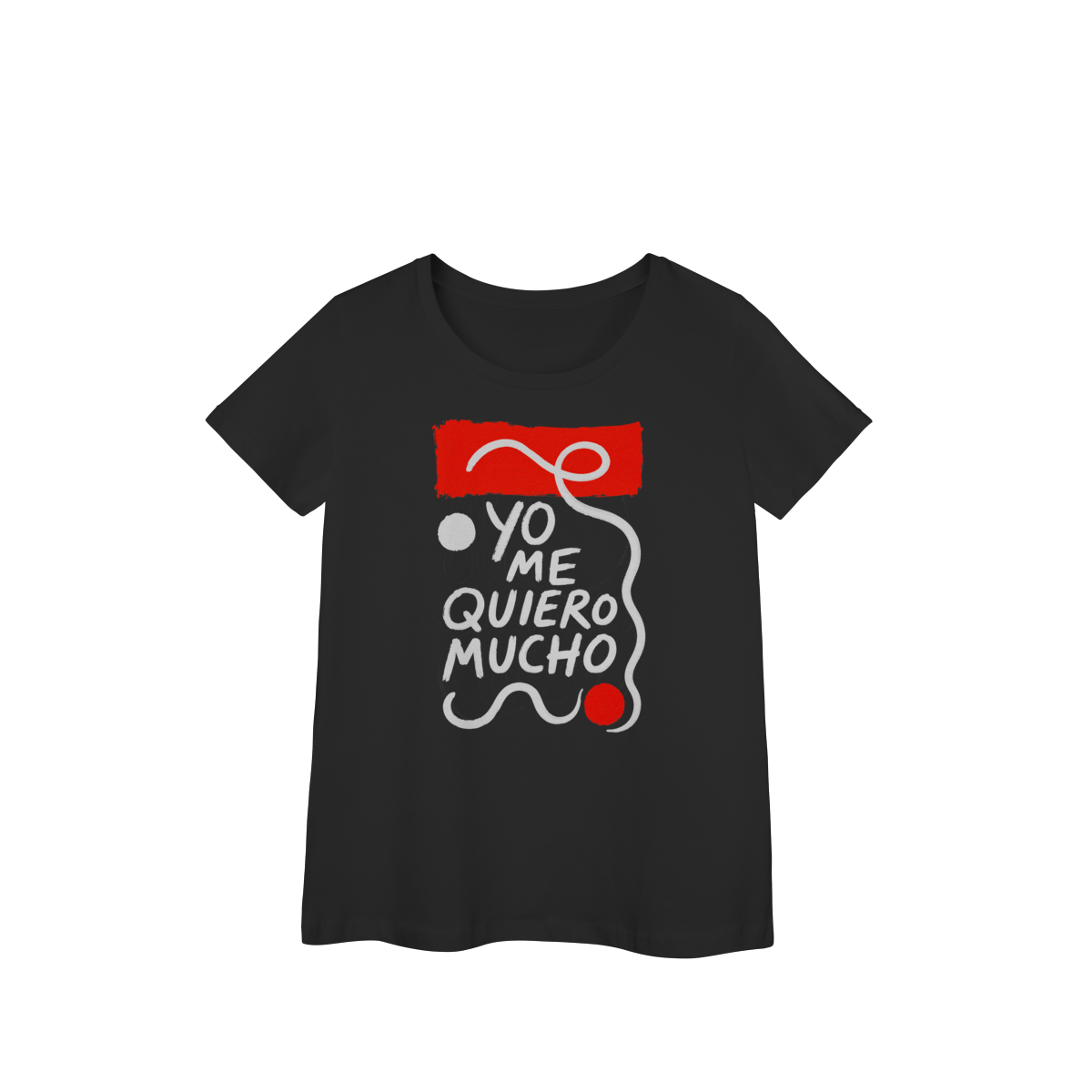 Camiseta Feminina Gola U - Série Yo Me Quiero Mucho: 12 - 100% Algodão