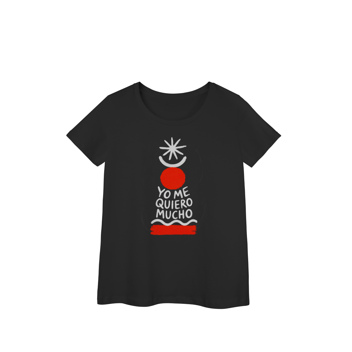 Camiseta Feminina Gola U - Série Yo Me Quiero Mucho: 13 - 100% Algodão