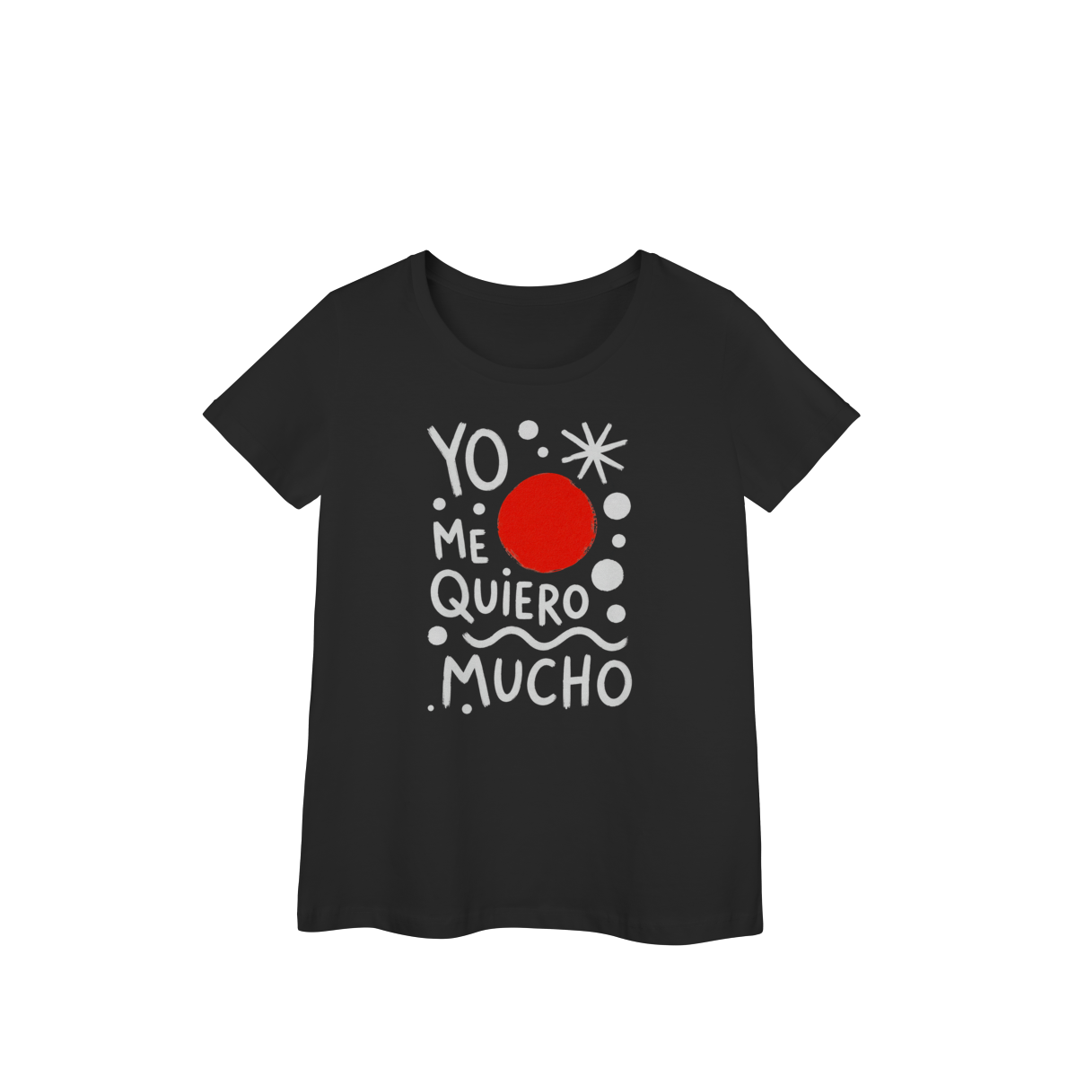 Camiseta Feminina Gola U - Série Yo Me Quiero Mucho: 15 - 100% Algodão