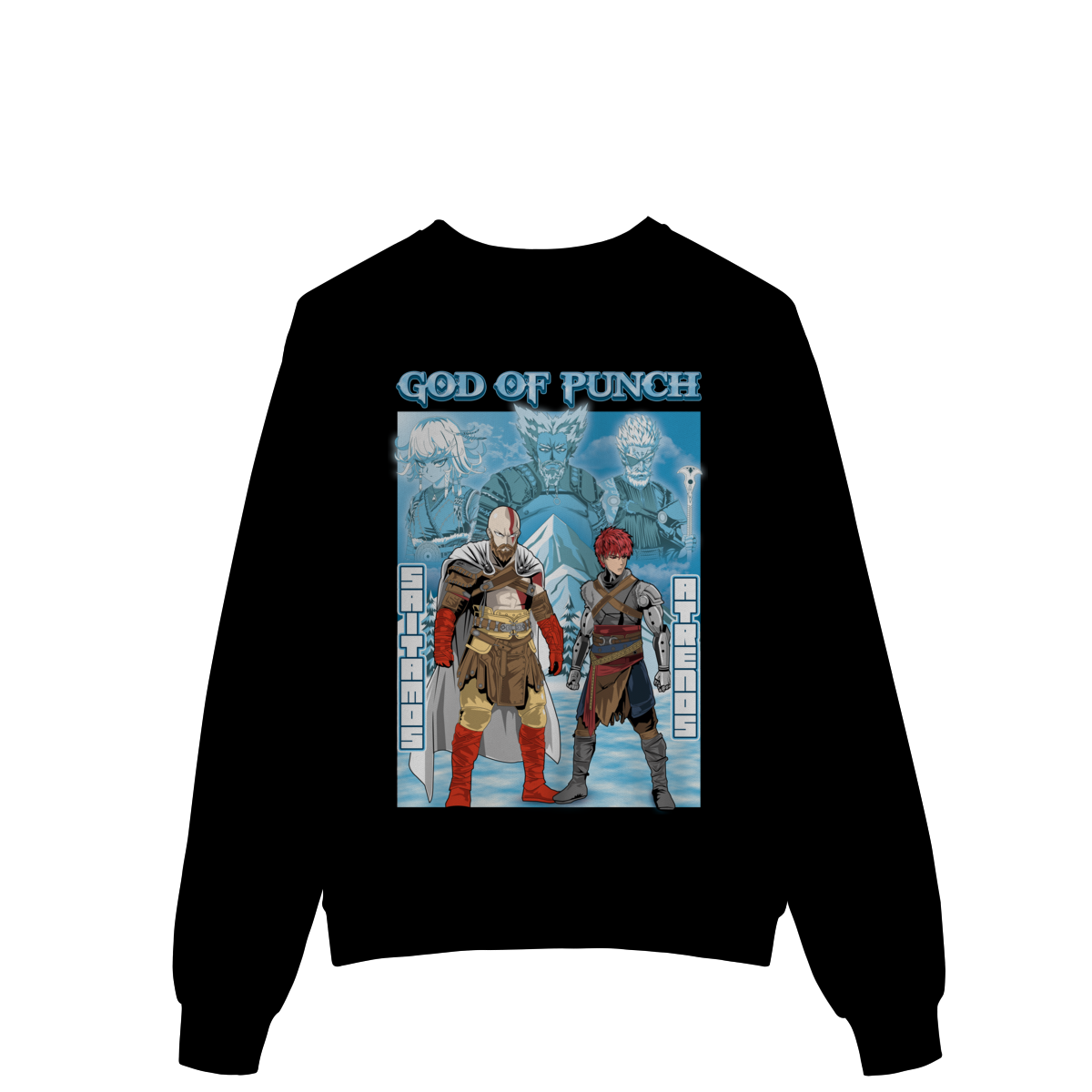 Moletom God of War Ragnarök / One-Punch Man