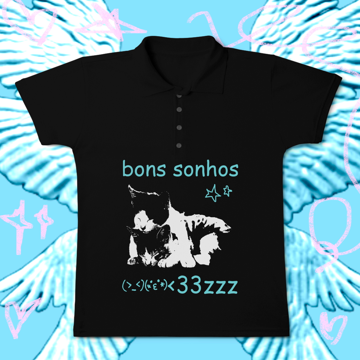 Polo Baby look 'bons sonhos <3'