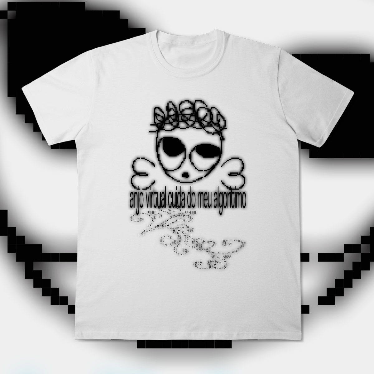 Camiseta 'anjo virtual'