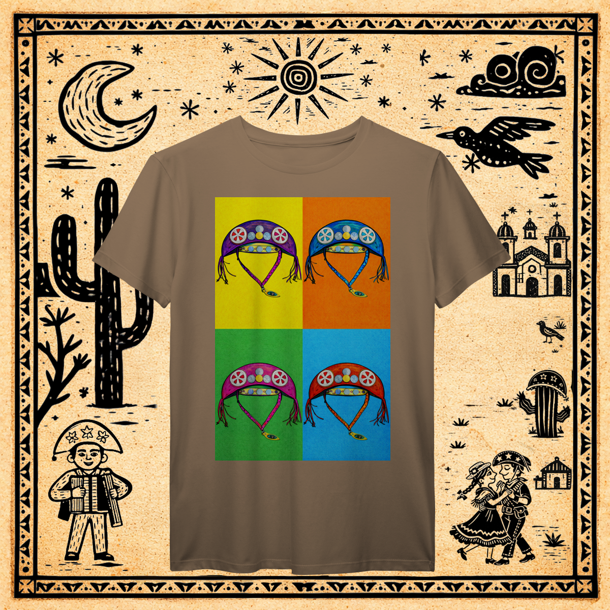 Prime - Camiseta Cangaço Pop Grid