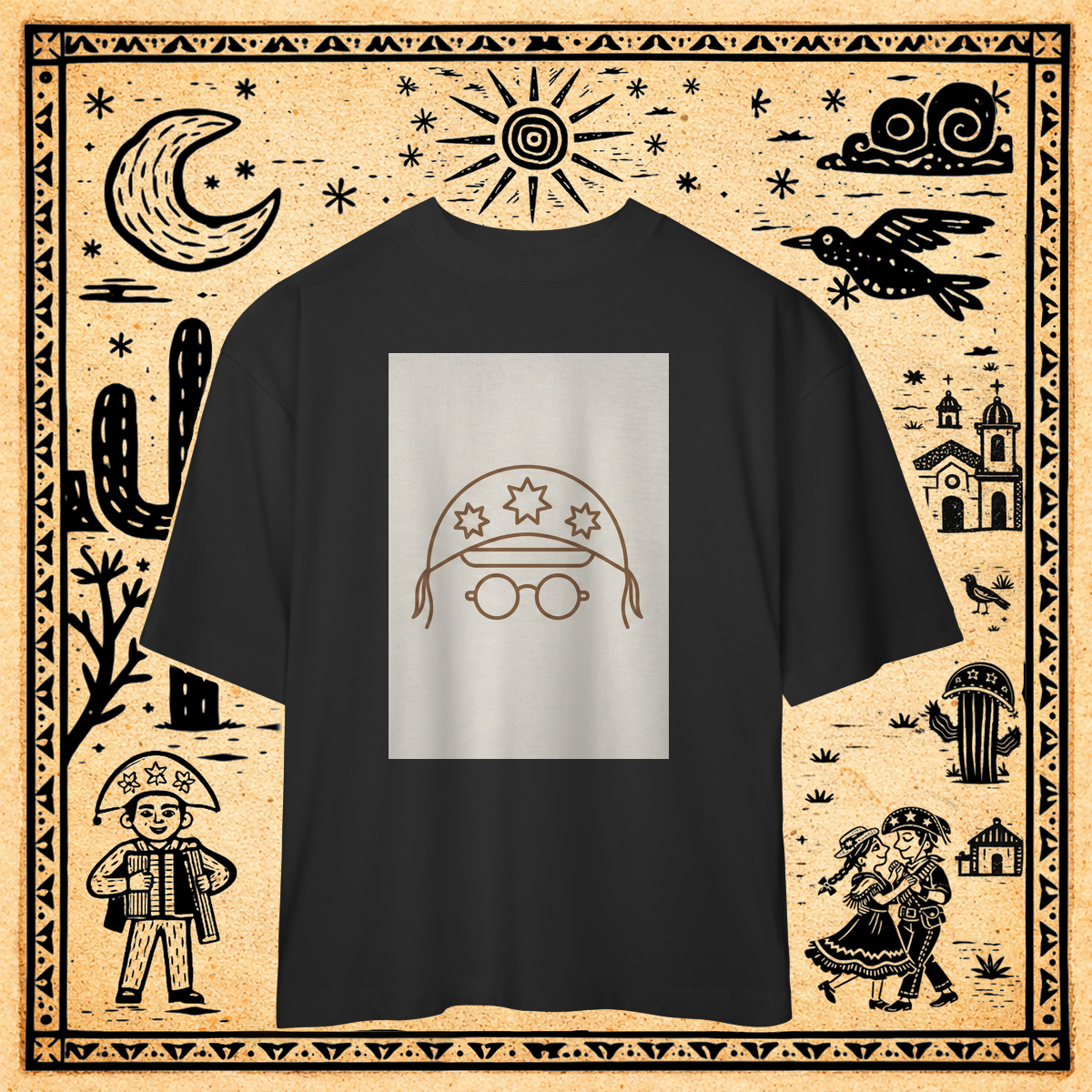 Oversized - Camiseta Ícone da Resistência