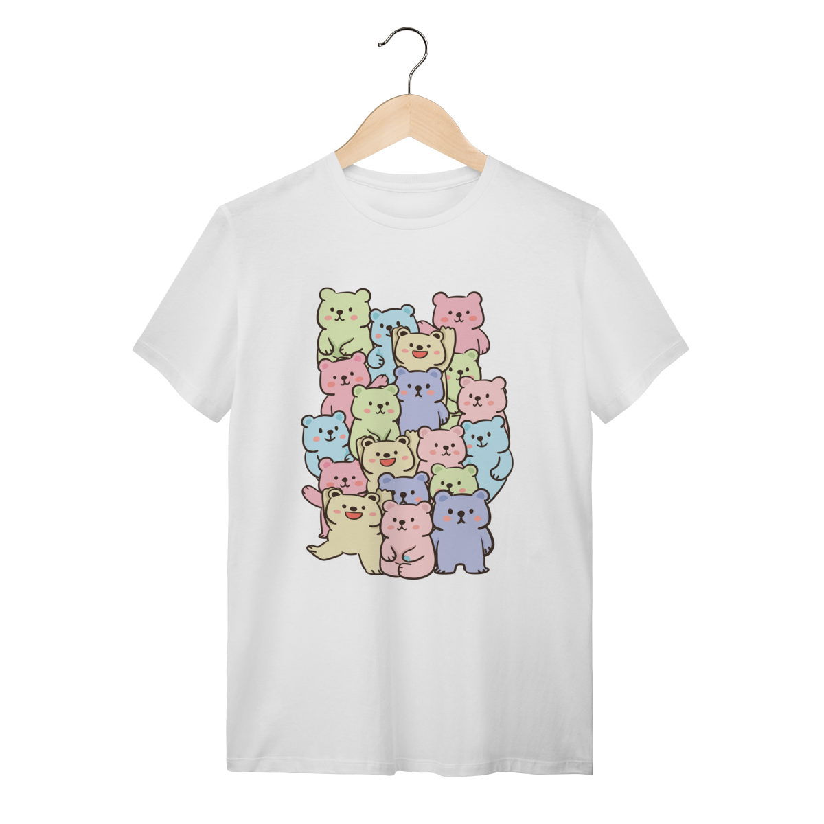 T-Shirt Selfie de Ursinhos Babys Fofos - CLAVI