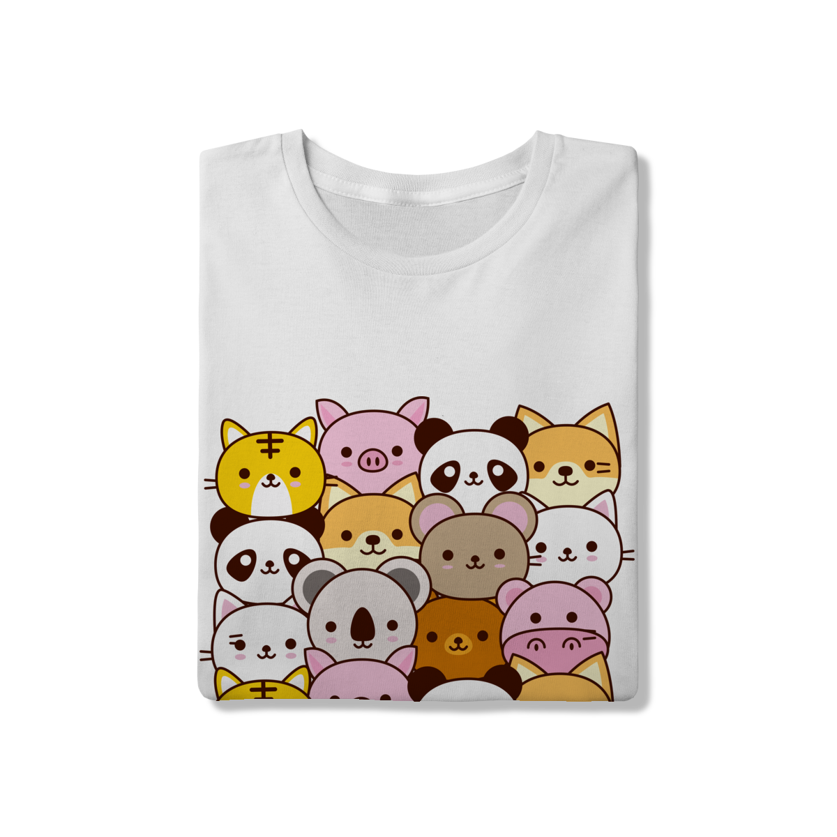 T-Shirt Selfie de Animais Babys Fofos - CLAVI
