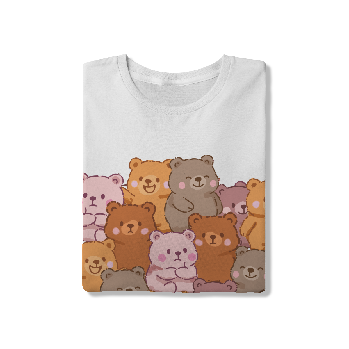 T-Shirt Selfie de Animais Babys Fofos - CLAVI