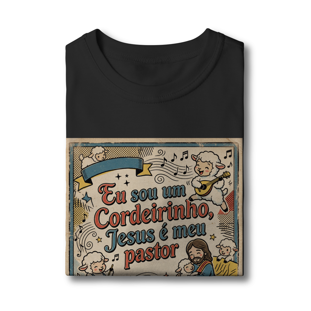 Camiseta Infantil Eu sou um Cordeirinho