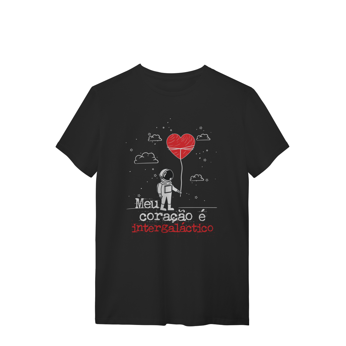 T-Shirt Meu coração é intergaláctico
