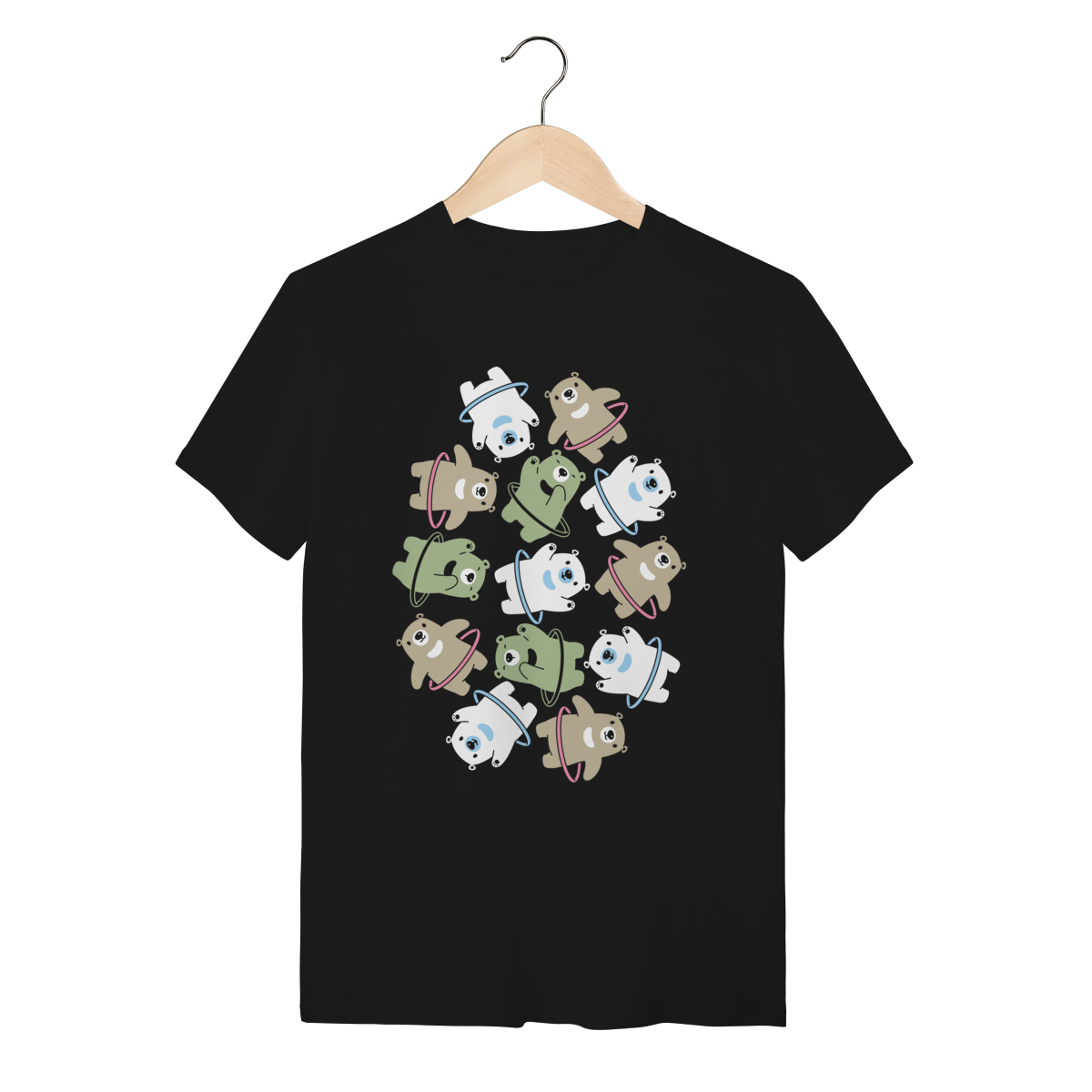 T-Shirt Ursinhos Dançantes Fofos - CLAVI