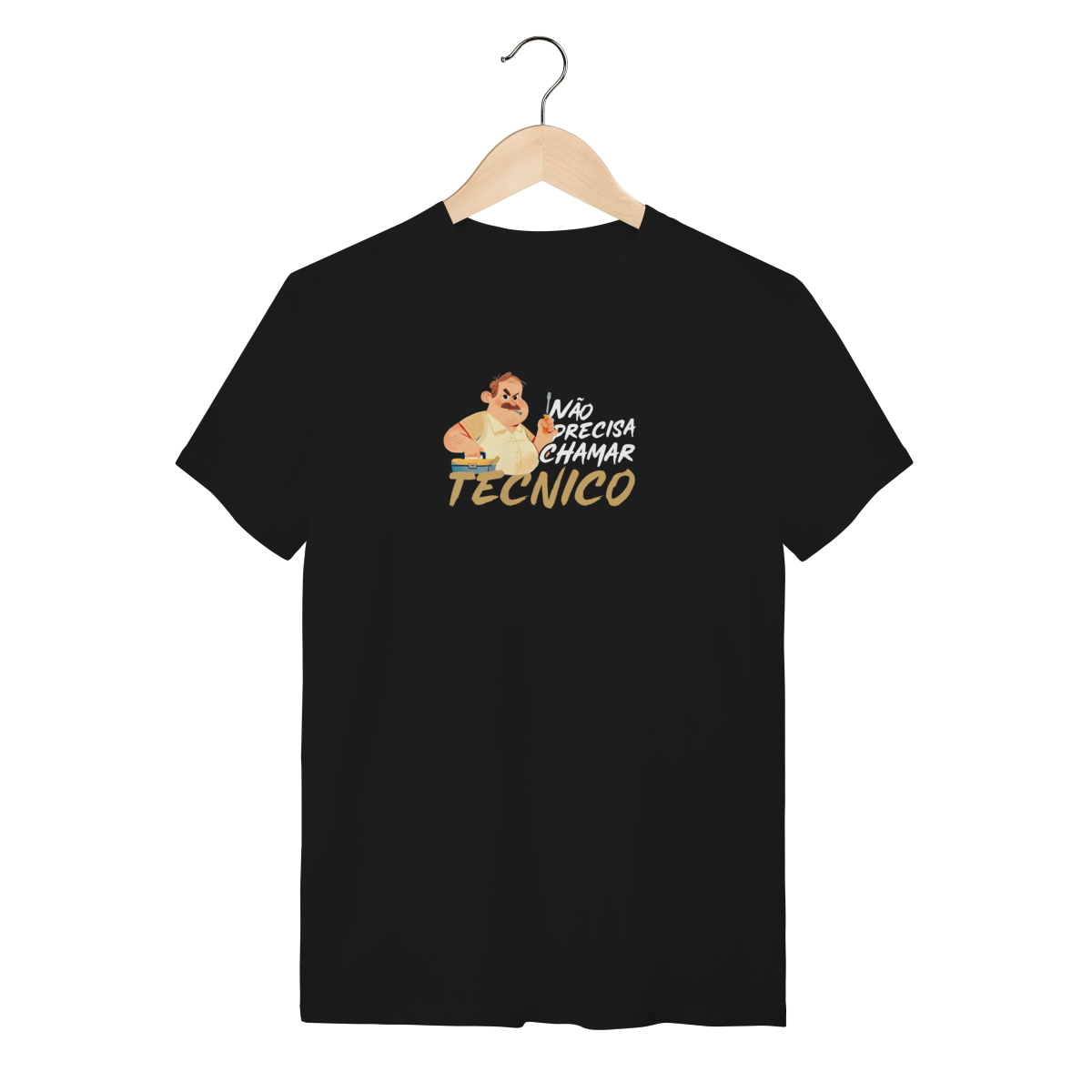 Camiseta Frases Paizão - Não precisa chamar o técnico