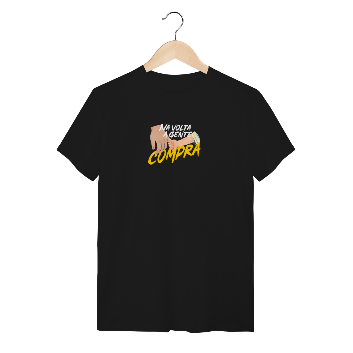 Camiseta Frases Paizão - Na volta a gente compra