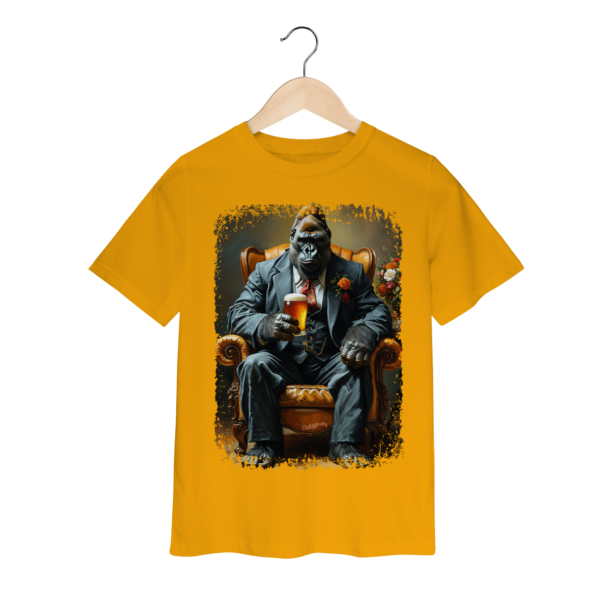 Camiseta Infantil Macaco - Modelo 7