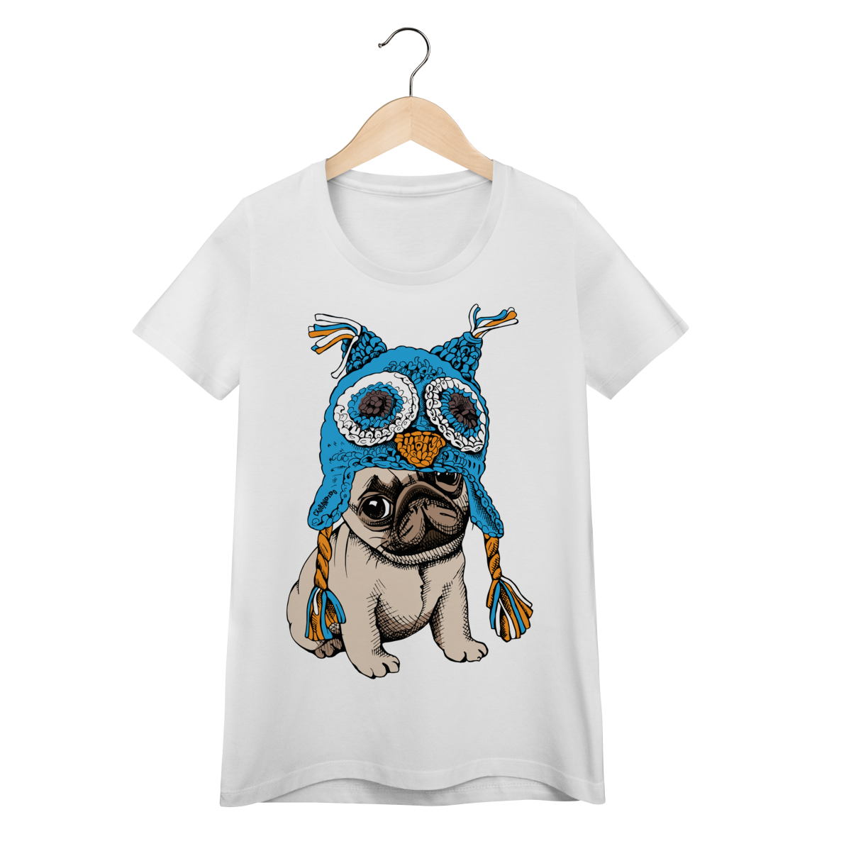 Baby Look Pug Coruja