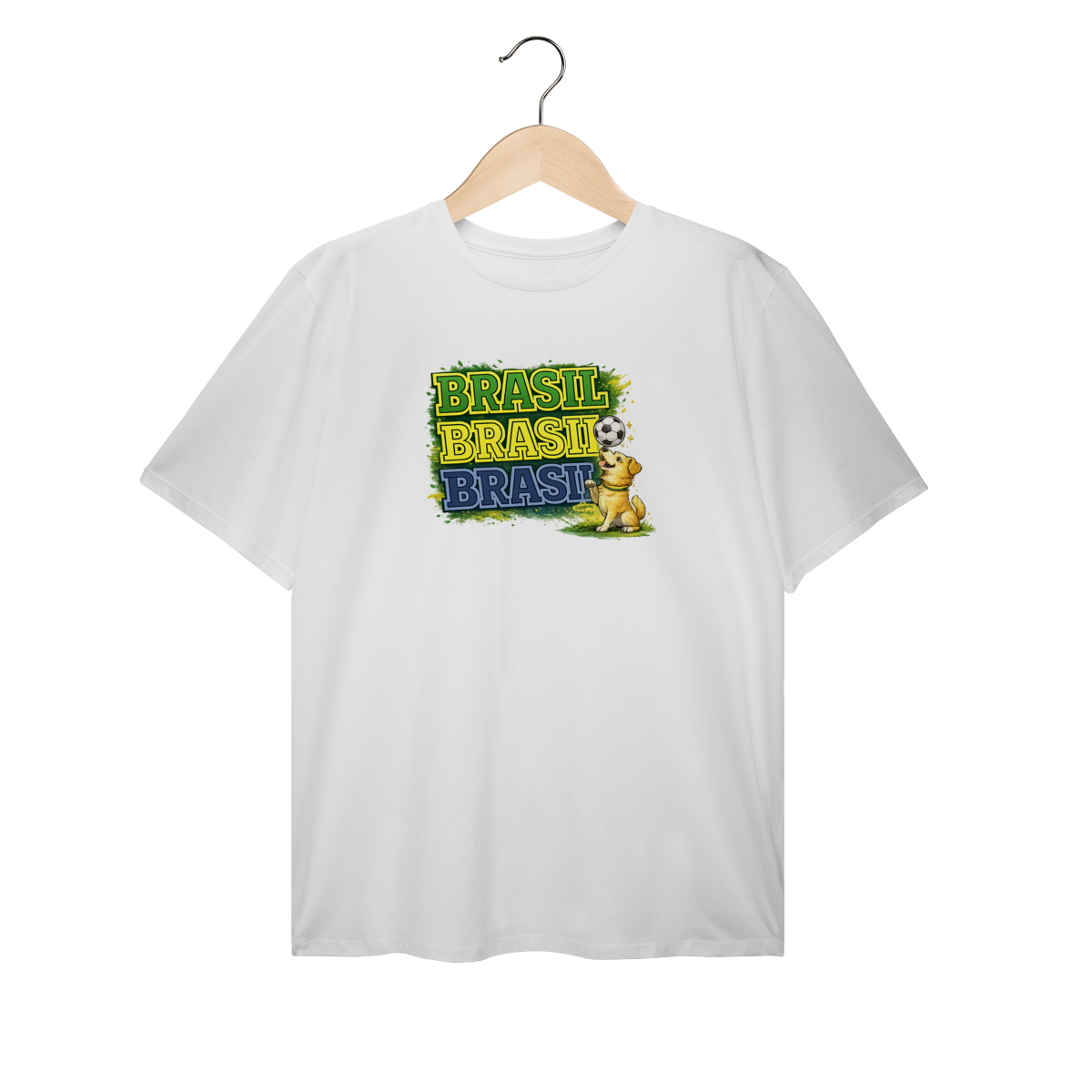Camiseta Plus Size Vira-Lata Caramelo Brasil