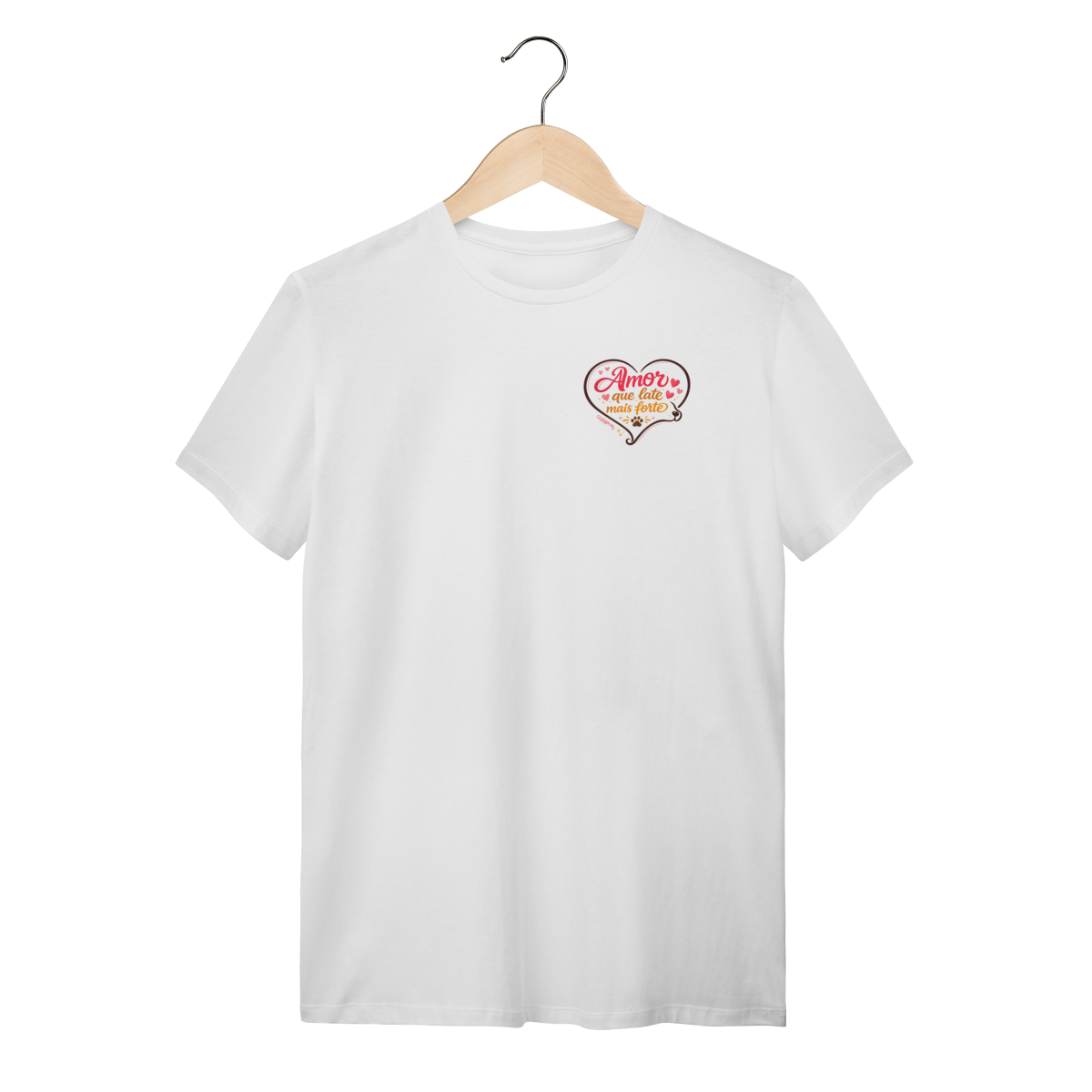 Camiseta Amor Que Late Mais Forte
