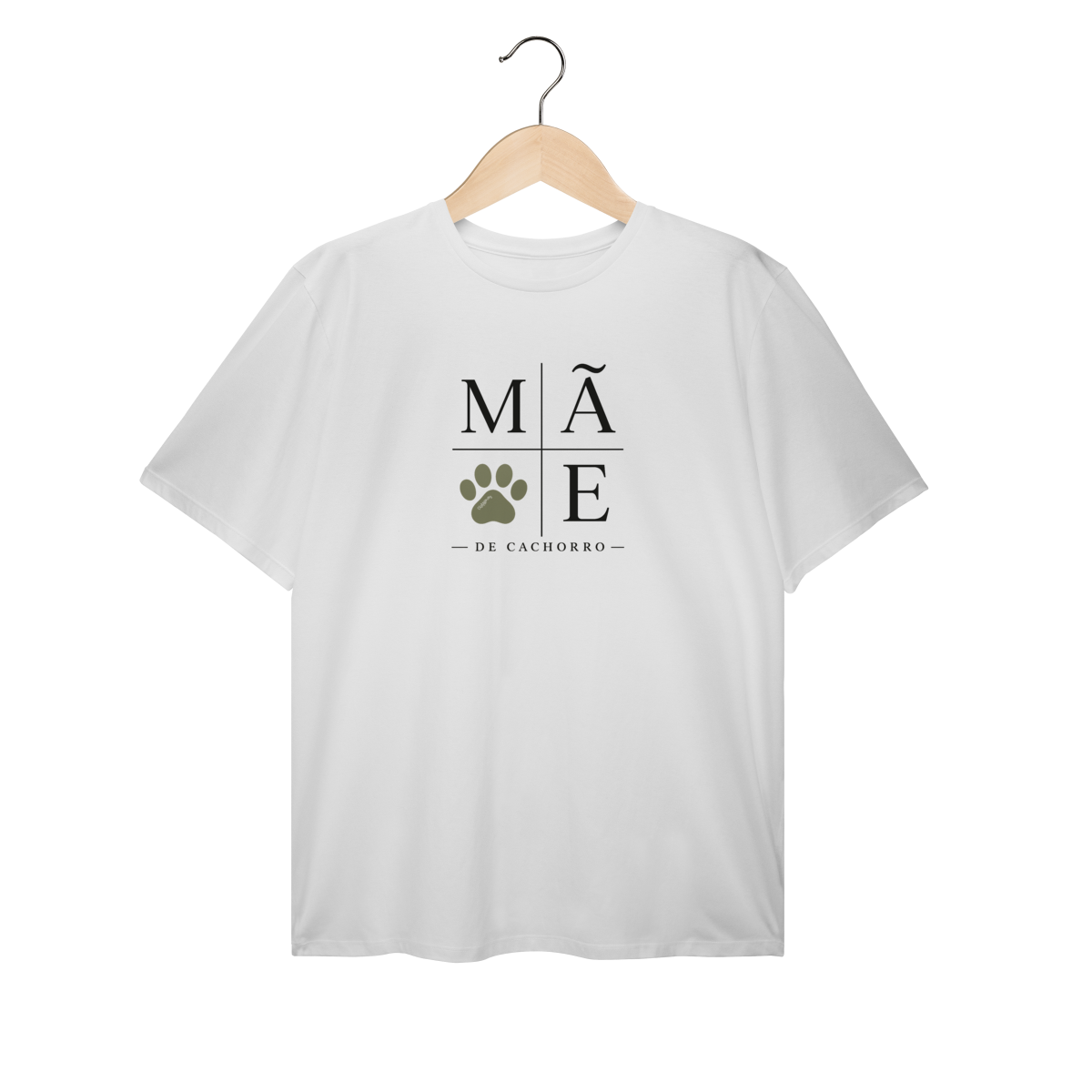 Camiseta Plus Size Mãe de Cachorro - Patinha