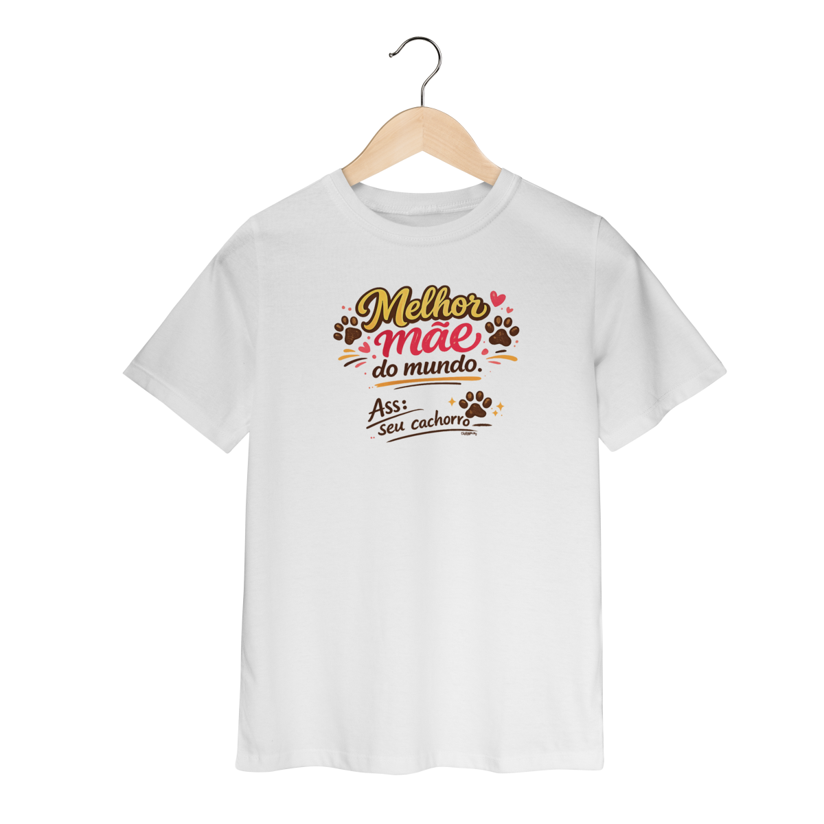 Camiseta Infantil Melhor Mãe do Mundo