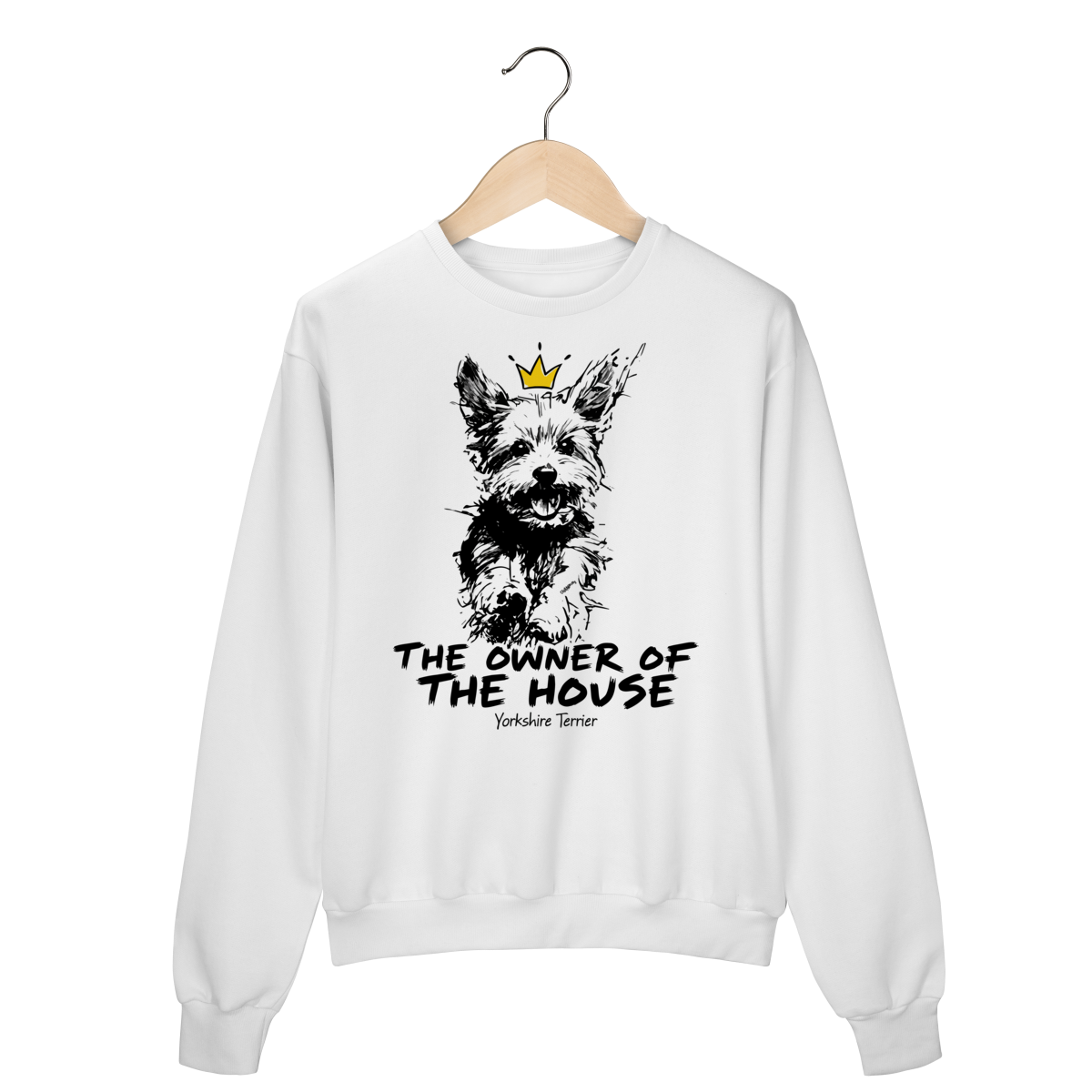 Moletom Blusão Yorkshire Terrier - The Owner Of The House
