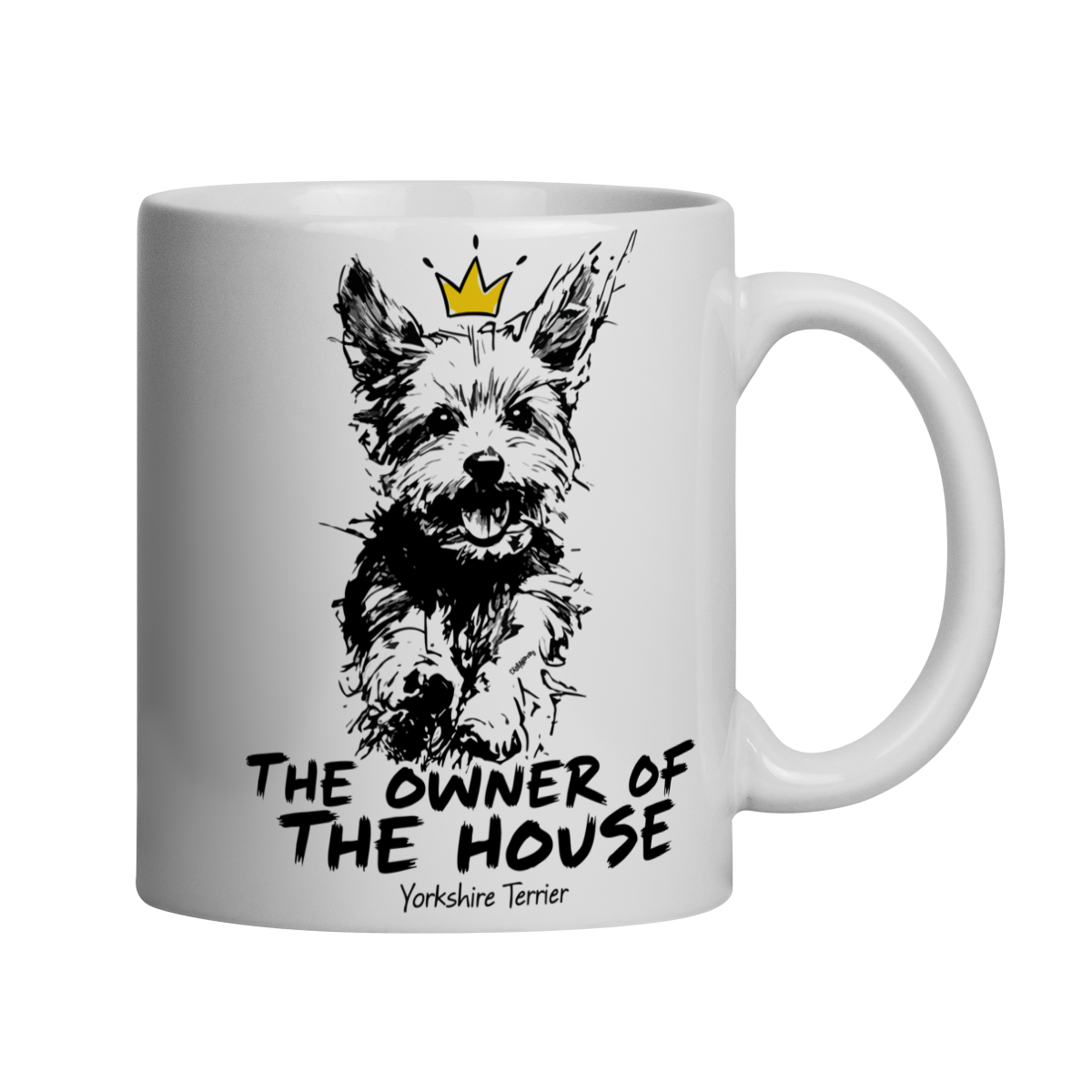 Caneca Yorkshire Terrier - The Owner Of The House