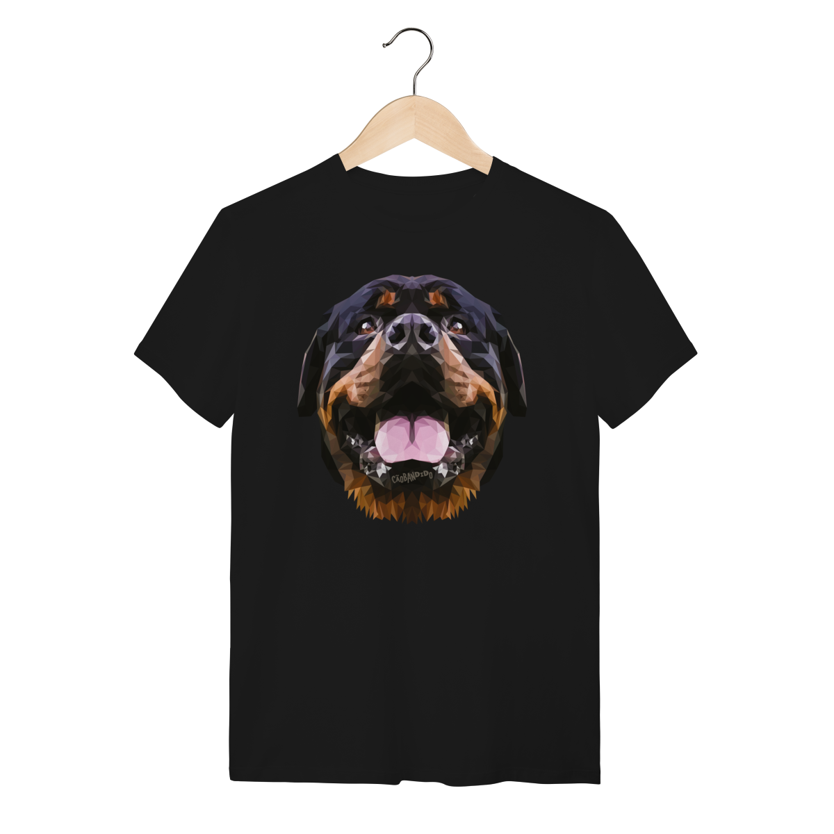 Camiseta Rottweiler Low Poly