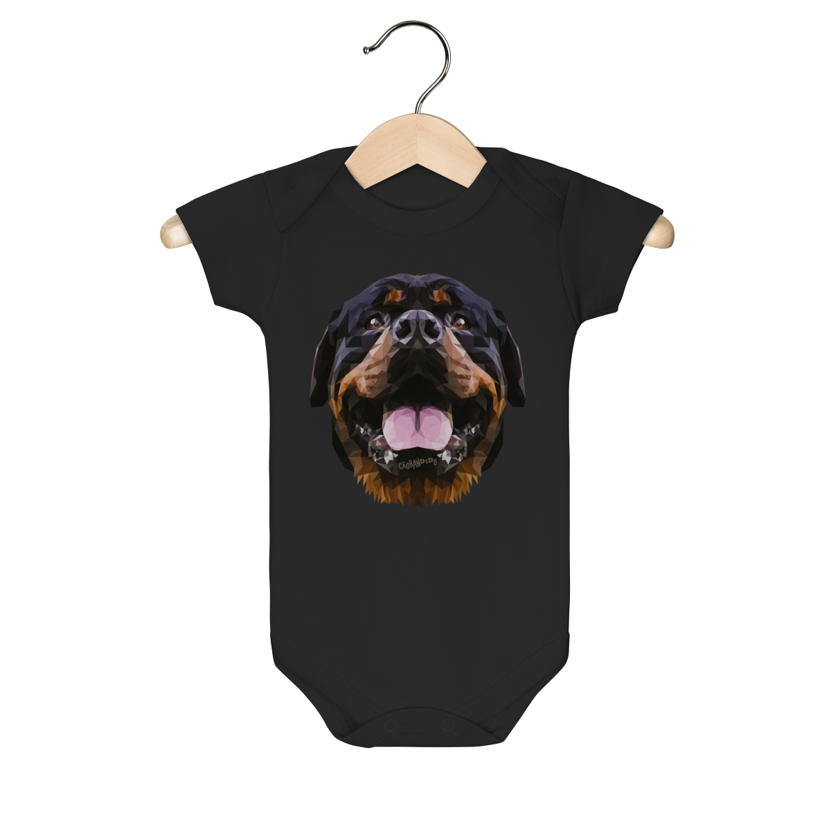 Body Bebê Rottweiler Low Poly