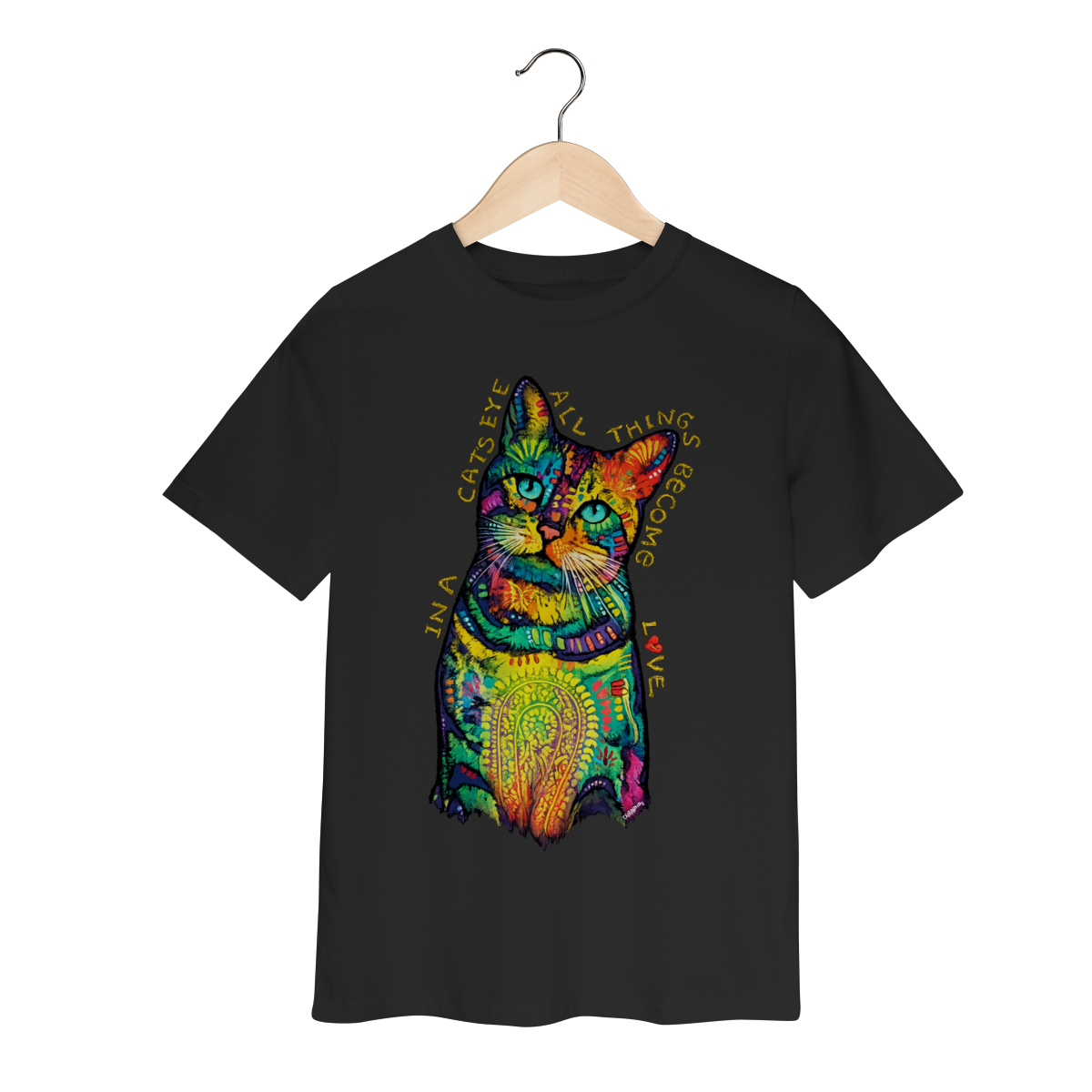 Camiseta Infantil Gato - In a Cat’s Eye