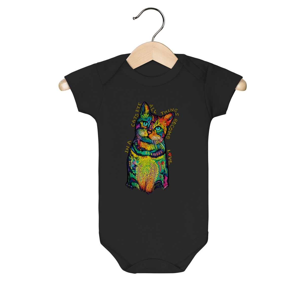 Body Bebê Gato - In a Cat’s Eye