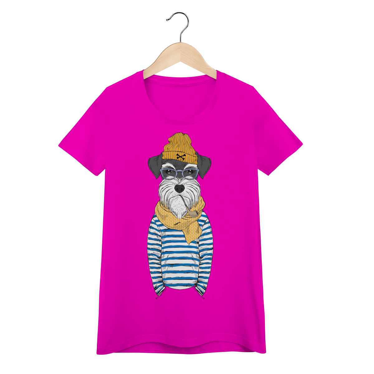 Baby Look Schnauzer Marinheiro