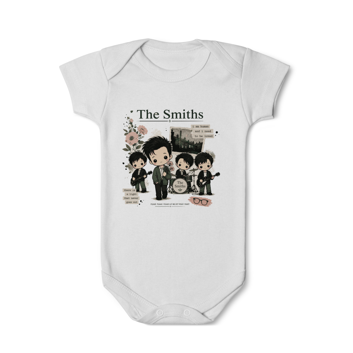 Body Bebê Rock “Little Rocker” – Estilo The Smiths