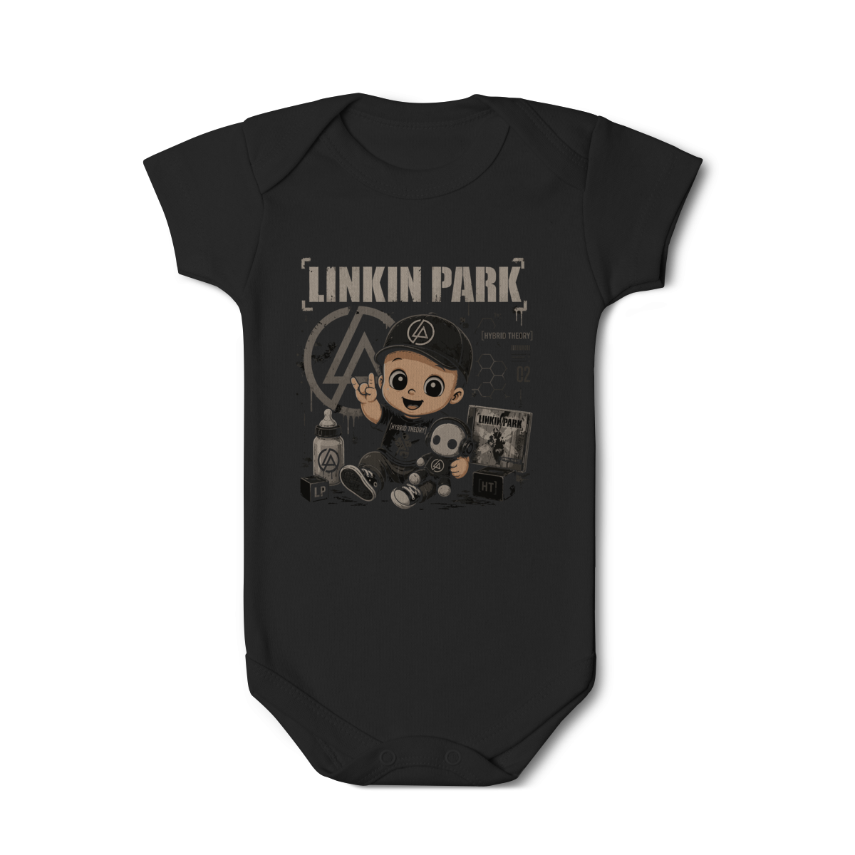 Body Bebê Rock “Little Rocker” – Estilo Linkin Park
