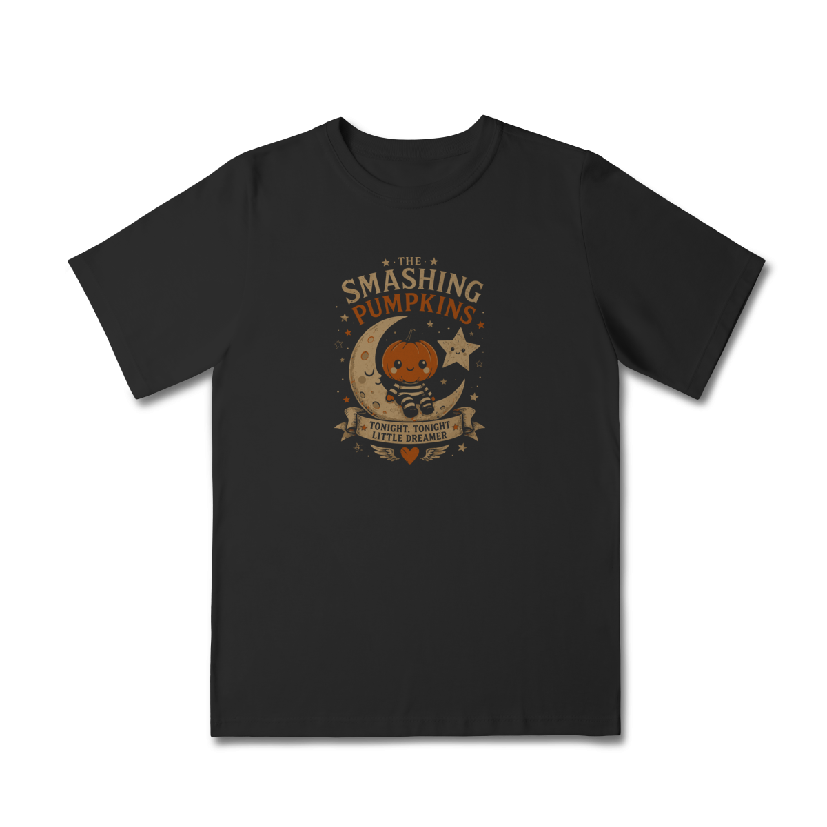 Camiseta Infantil Rock “Little Rocker” – Estilo The Smashing Pumpkins